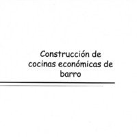 Construcción de hornos y cocinas económicas 