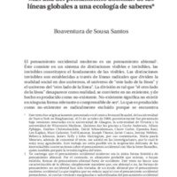 Más allá del pensamiento abismal, Sousa Santos.pdf